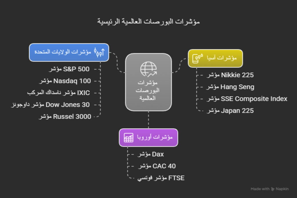مؤشرات البورصات العالمية