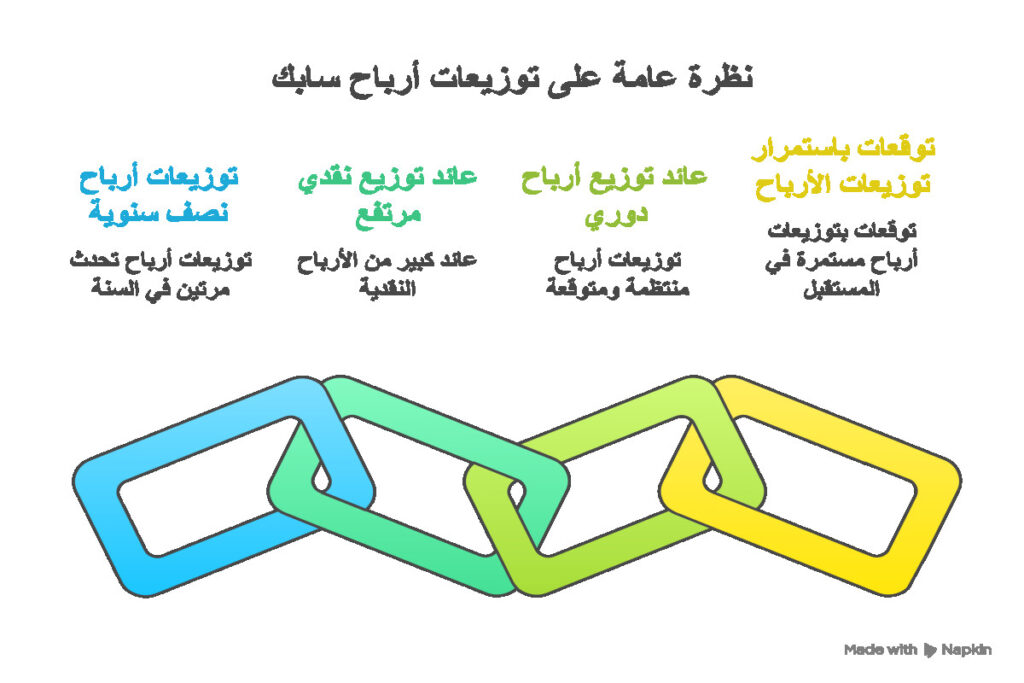 مميزات توزيعات سهم سابك