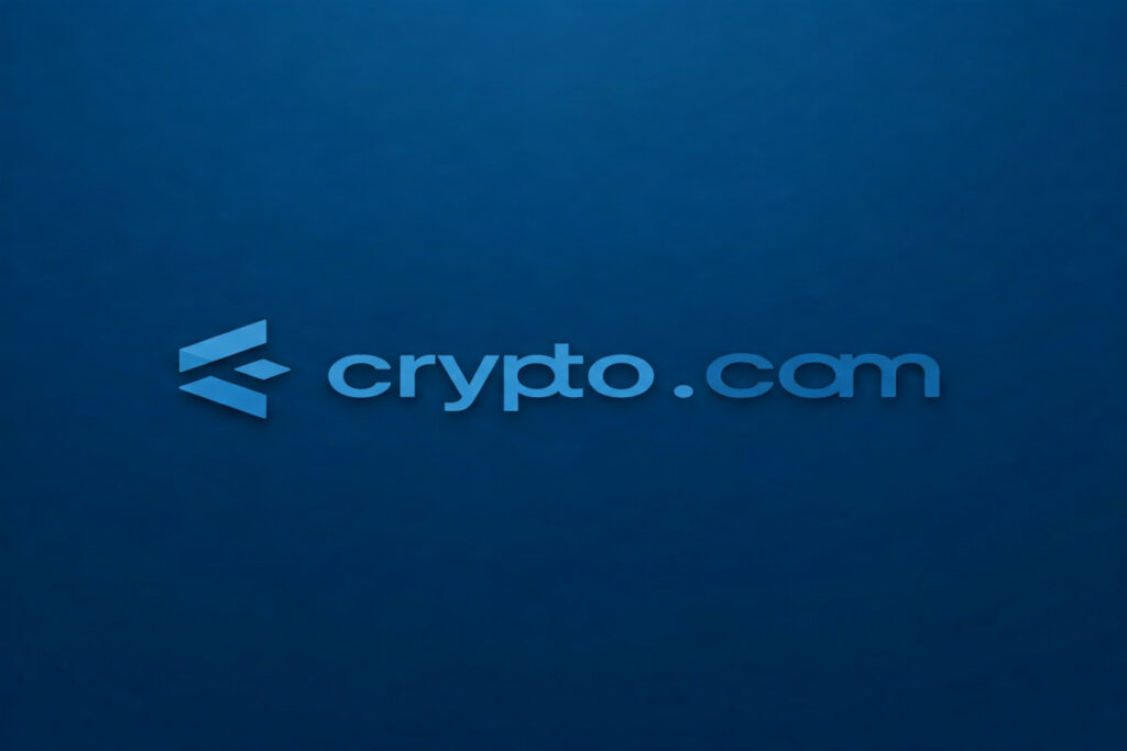 شعار منصة Crypto.com لتداول الكريبتو